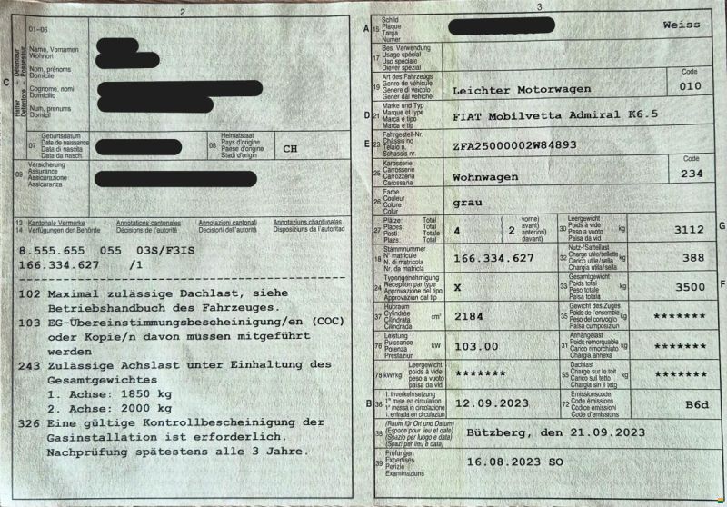 Mobilvetta Admiral 6.5