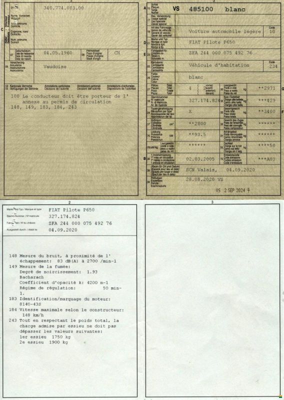 Fiat Pilote P650 2.8L Diesel