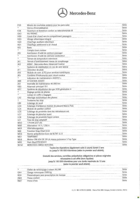 Mercedes Benz Marco Polo 300D 4M