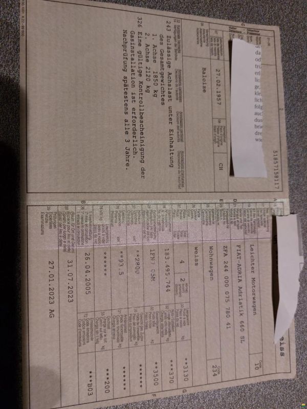 Adria Adriatik 660 SL