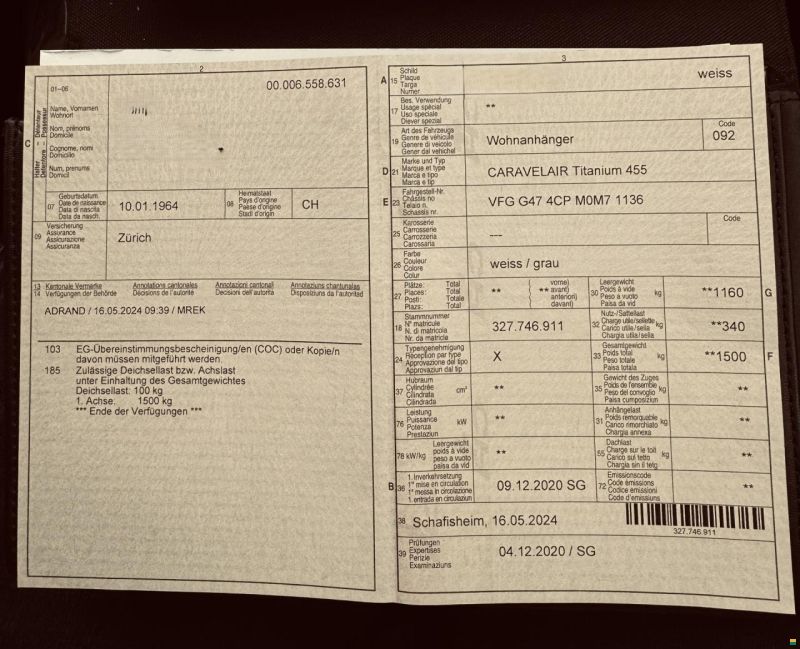 Caravelair Antarés Titanium 455