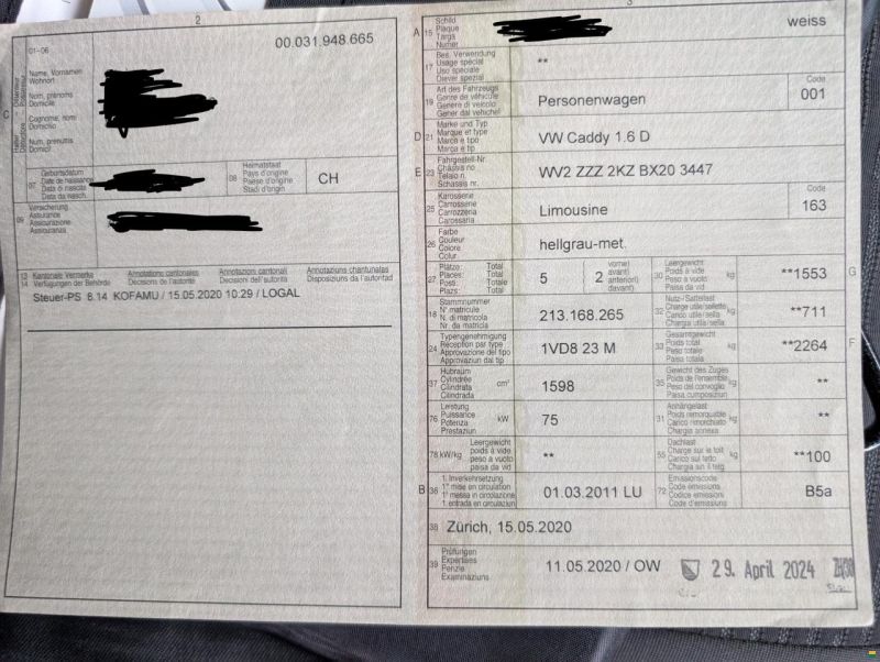 Volkswagen Caddy 1.6 D