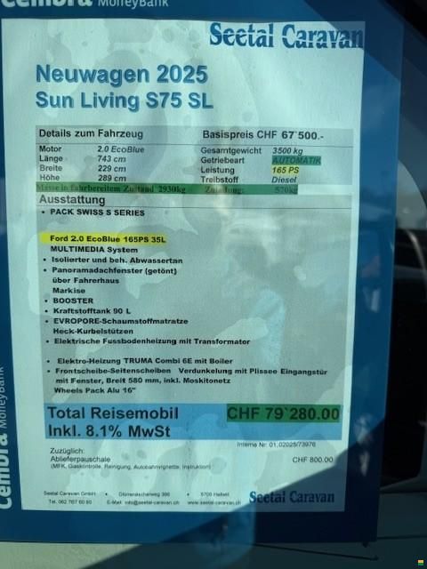 Sun Living S 75 SL