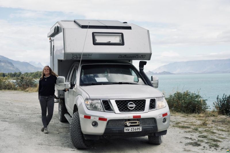 bimobil Nissan Navara mit Wohnkabine