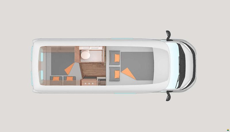 Weinsberg Cara Bus Grey 600 MQH Edition Fire