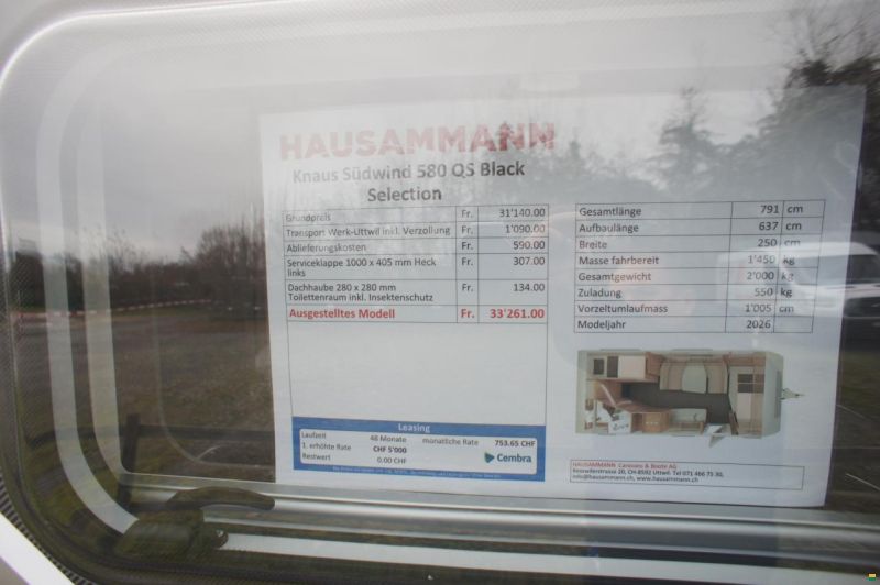 Knaus Südwind 580 QS Black Edition