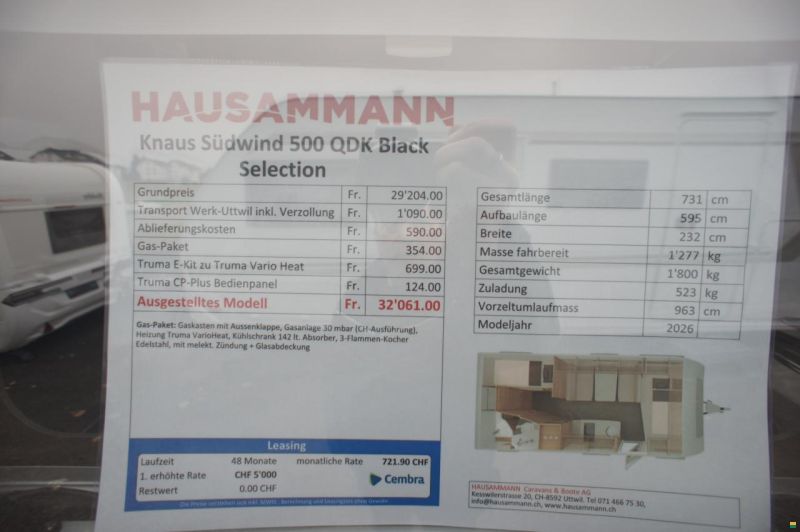 Knaus Südwind 500 QDK Black Edition