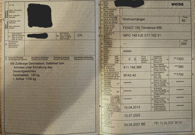 Fendt Tendenza 495 SF Swiss Edition