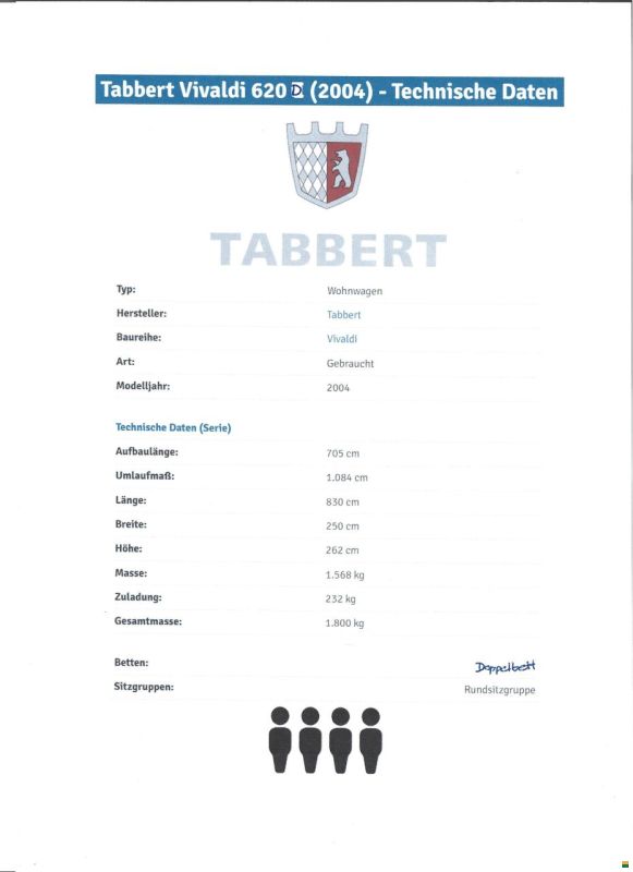 Tabbert Vivaldi 620 D