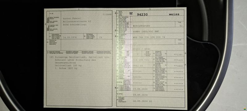 Hobby 490 KMF De Luxe