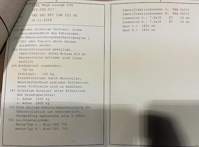 Megamobil Mega Lounge 640