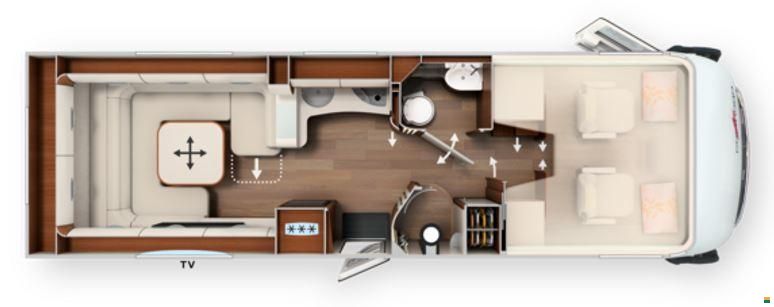 Carthago Liner for two