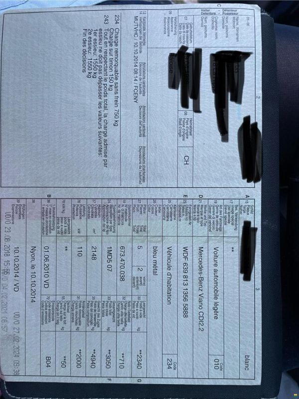 Mercedes Benz Viano CDI2,2