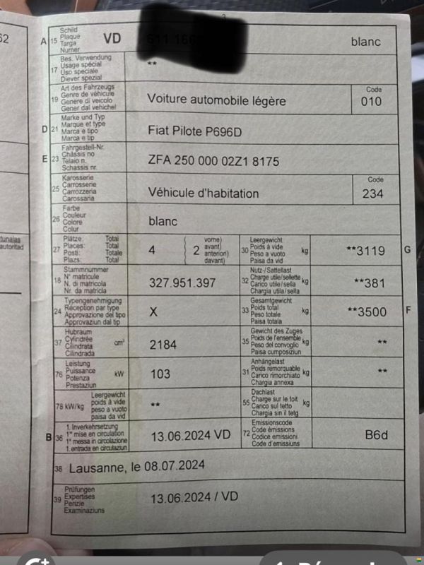 Pilote P696D Expression