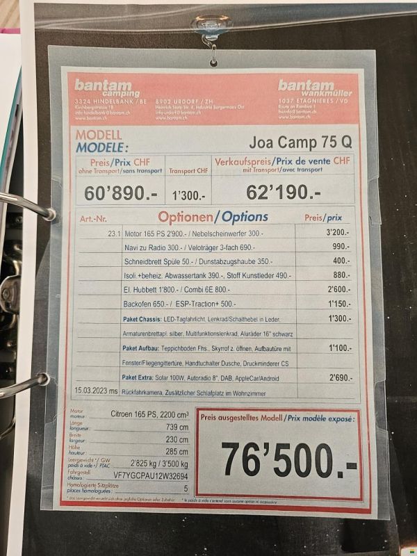 Joa Camp 75Q