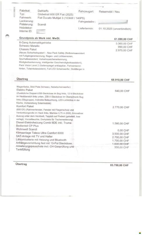 Fiat Dethleffs Globetrail 600 ER Automat