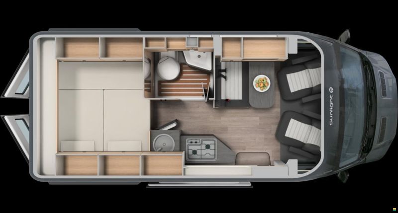 Sunlight Cliff 590 4x4 Green Trek Ford