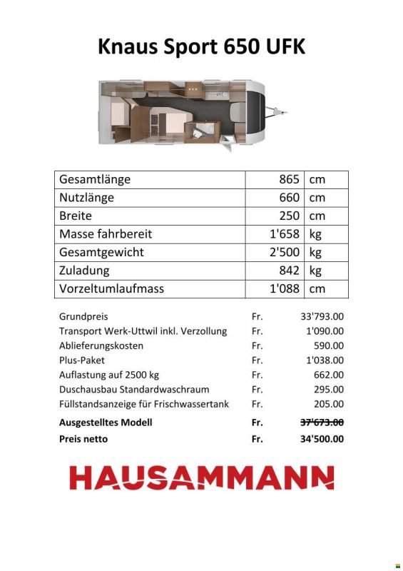 Knaus Sport 650 UFK
