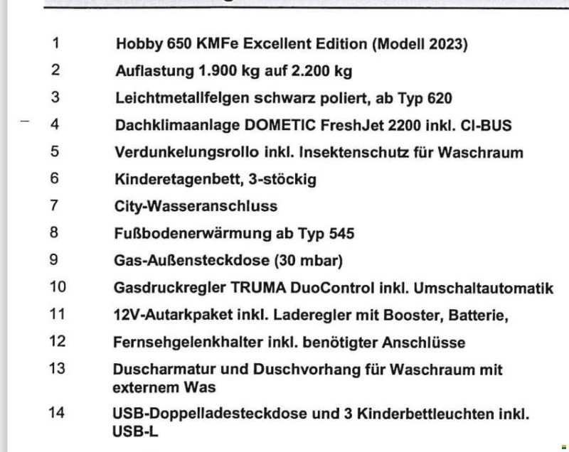 Hobby 650 KMFe
