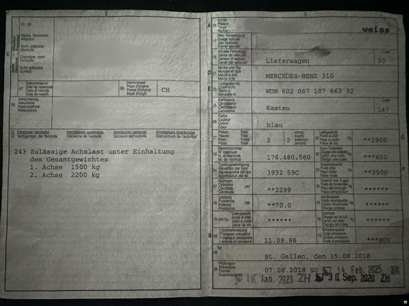 Mercedes Benz 310