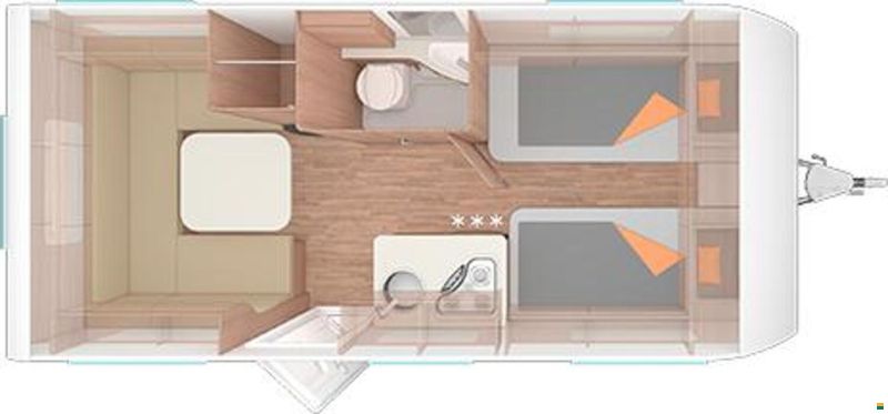 Weinsberg KWE/4 - Längsbett - Klimaanlage
