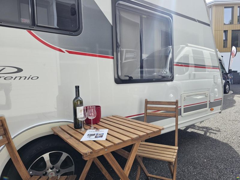 Bürstner Premio 490TS mit Queensbett, Mover!