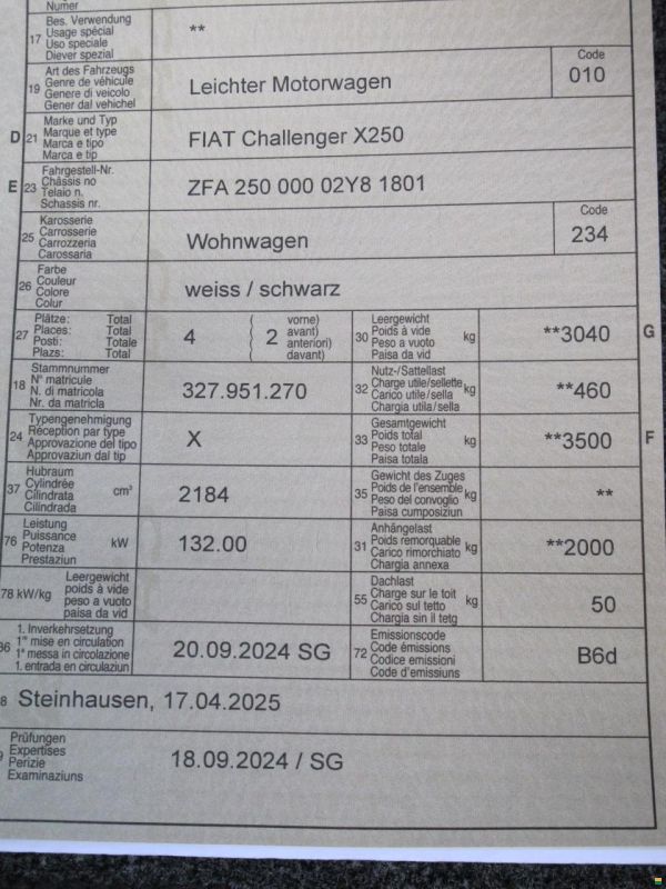 Challenger X250