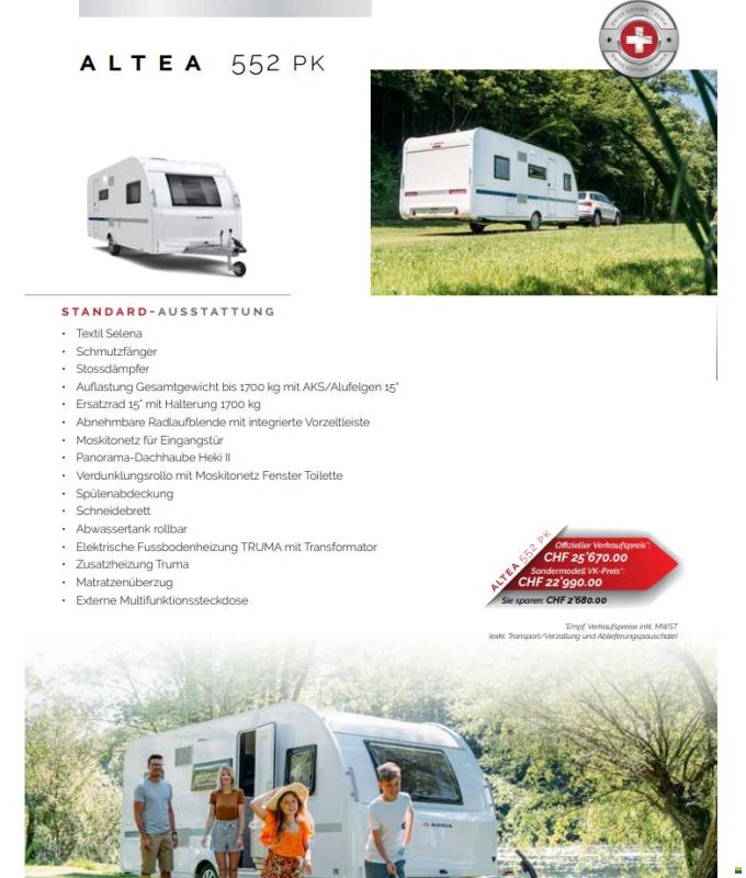 Adria Altea 552 PK Swiss Edition P3