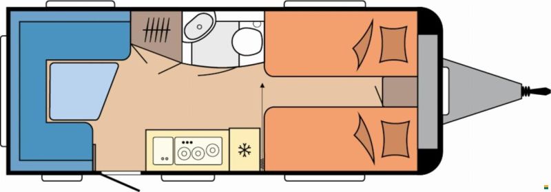 Hobby Prestige 495 UL - Einzelbett