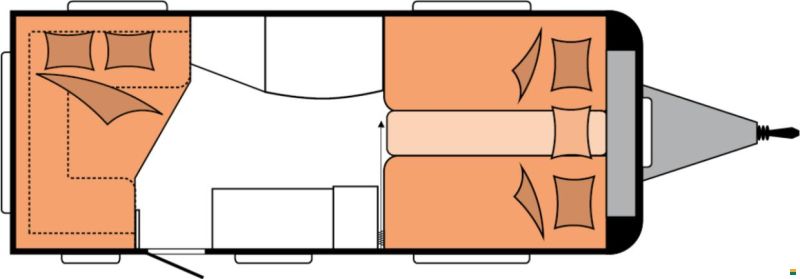Hobby Prestige 495 UL - Einzelbett