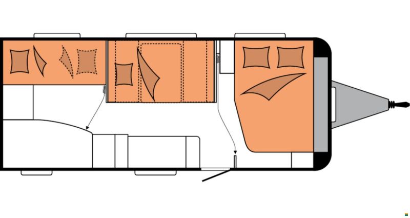 Hobby Excellent Edition 545 KMF - Stockbett