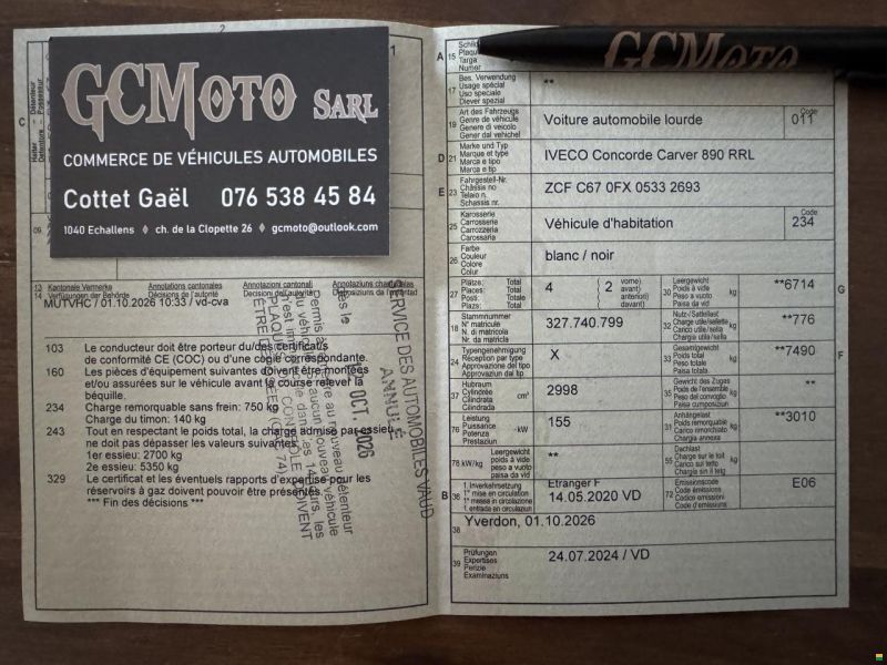 Concorde Carver 890 RRL