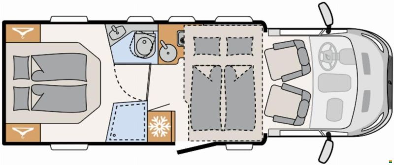 Dethleffs Just Go T 7055 DBL