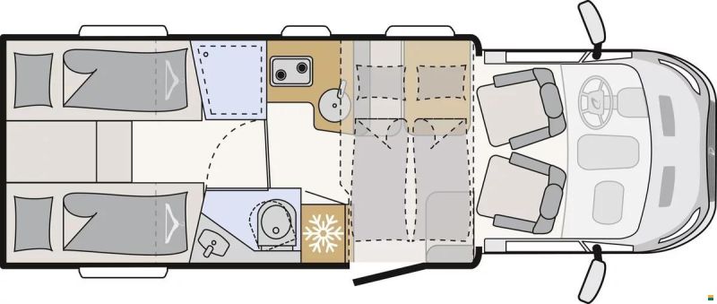 Dethleffs Just Go T7055 EB Ford