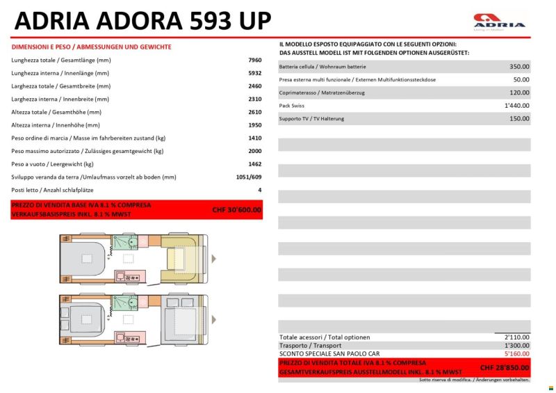 Adria ADORA 593 UP