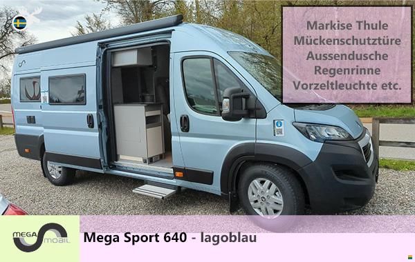 Megamobil Mega Sport 640 - lagoblau