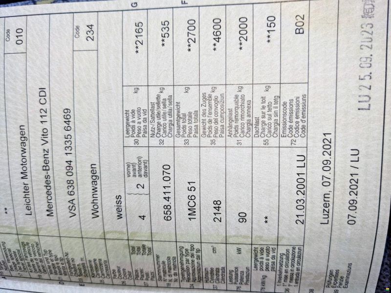 Mercedes Benz Vito Marco Polo