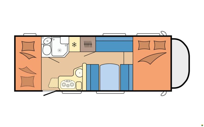 Hobby Optima A65 KM Ontour Alkoven