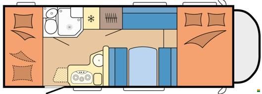 Hobby Optima A65 KM Ontour Alkoven