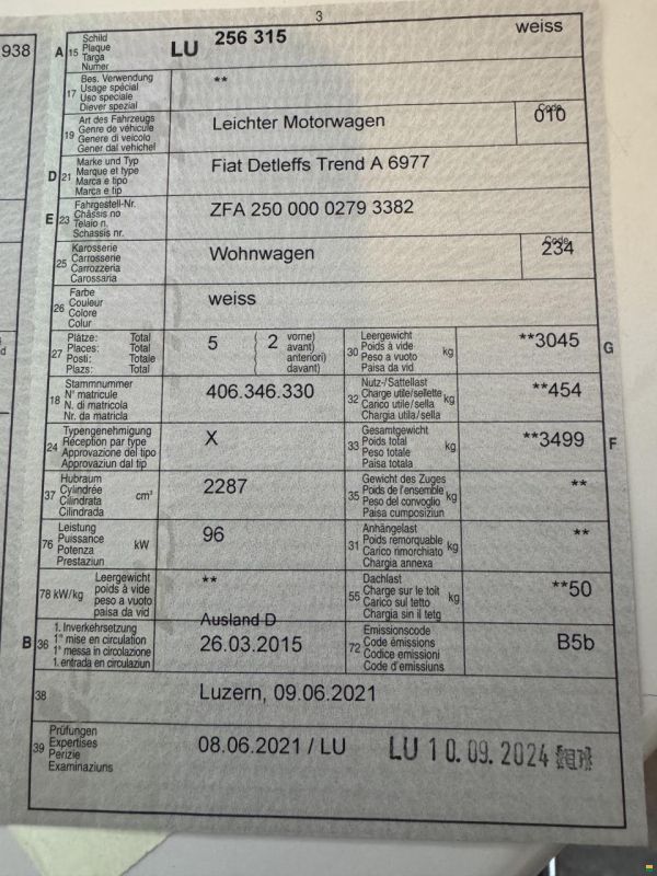 Dethleffs Trend A 6977