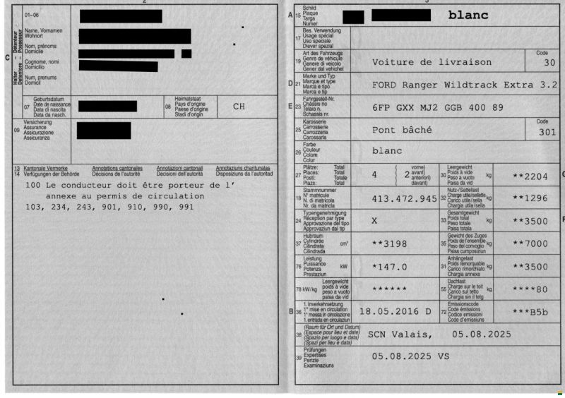 Ford Ranger PXII Wildtrak ExtraCab