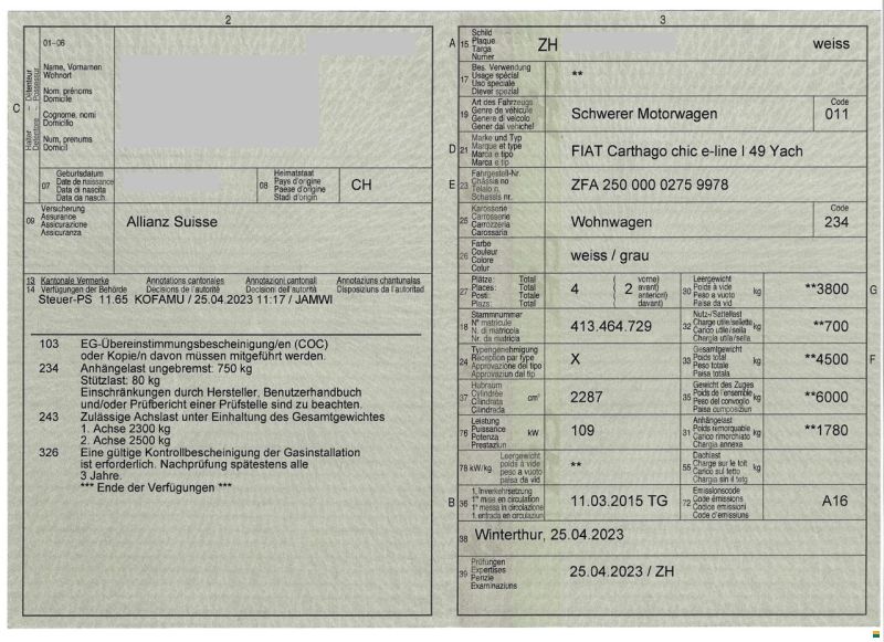 Carthago Chic E-Line I49 Yachting