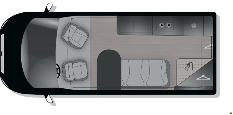 Crosscamp CamperVan Flex 541 3.5t L2H2 2.2 TD 165
