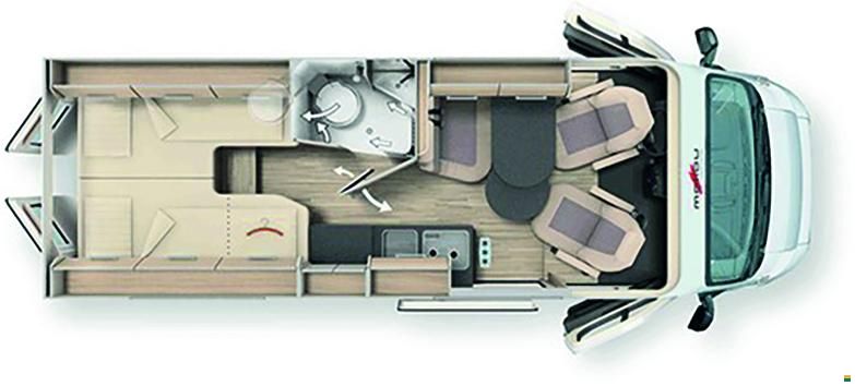 Malibu Van first class - two rooms 640 LE RB GT