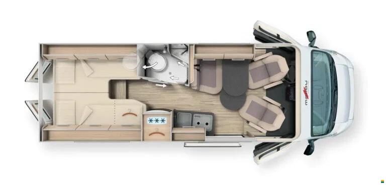 Malibu Van comfort GT skyview 640 LE