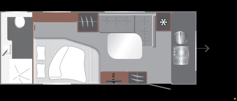 LMC Videro 580 mit Heckbad und Bugküche