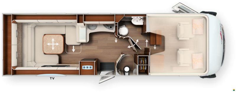 Carthago liner-for-two I 53 L