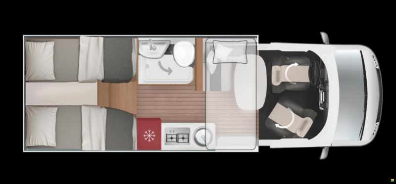 Roller Team Teilintegriert Womo 2 Plätzer