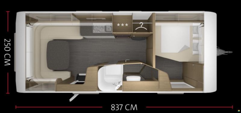 Tabbert BELLINI 620 SD/F W26 KWT/2 - Model 2024