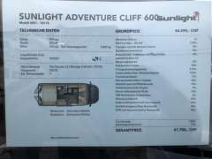 Sunlight Cliff Adventure 600 Kastenwagen